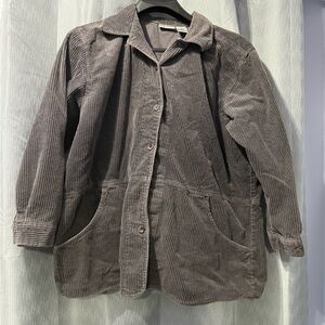 Fashion Bug Women's Charcoal Corduroy Utility Jacket